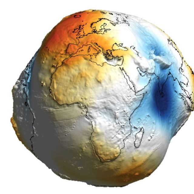 如果除去海洋,地球是什么形状?
