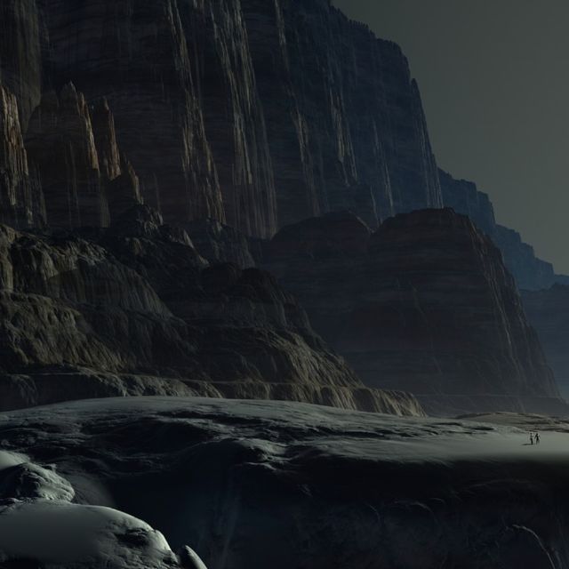 Mac 桌面壁纸优胜美地山上黑色条带的是什么?