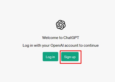 开始注册 chatGPT