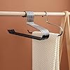FREZON Blanket Hangers Drapery Hangers Heavy Duty Space Saving Nonslip - Great for Quilts, Sleeping Bags, Comforters, Table Cloths(5 Pack)