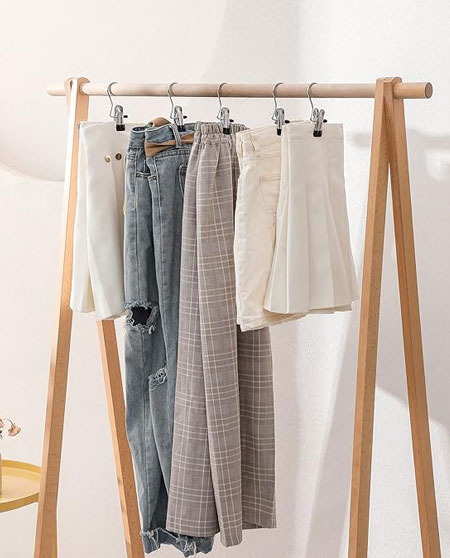 Frezon Boot Hanger Legging Organizer for Closet, Boot Holder, Hanging Clips, Portable Multifunctional Hangers Single Clip Space Saving for Jeans, Hats, Tall Boots, Towels